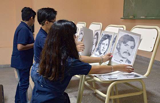 Jóvenes participaron en un espacio de reflexión por el 24 de marzo