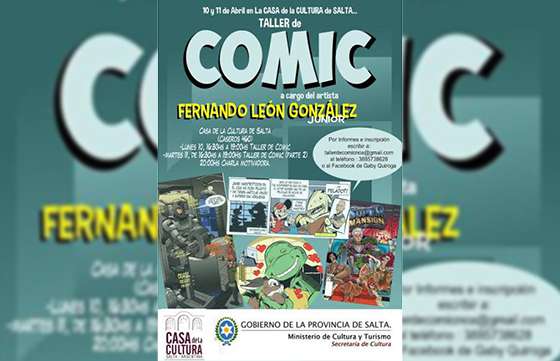 Taller de Cómic e Ilustración en Casa de la Cultura
