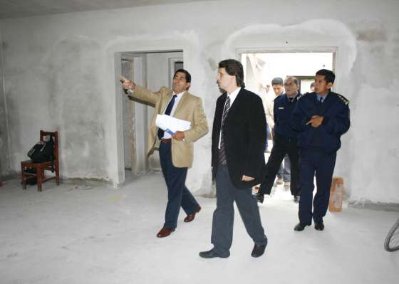 Avanzan las obras del futuro jardín materno infantil de la Policía