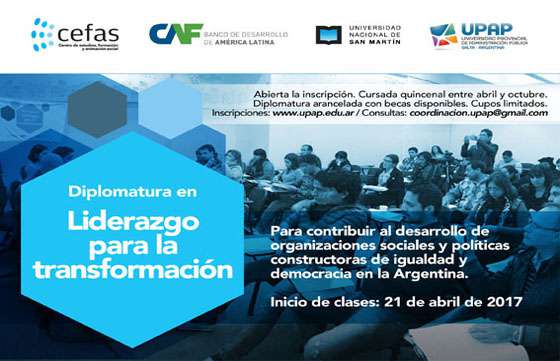 Comienza la diplomatura  Liderazgo para la transformación