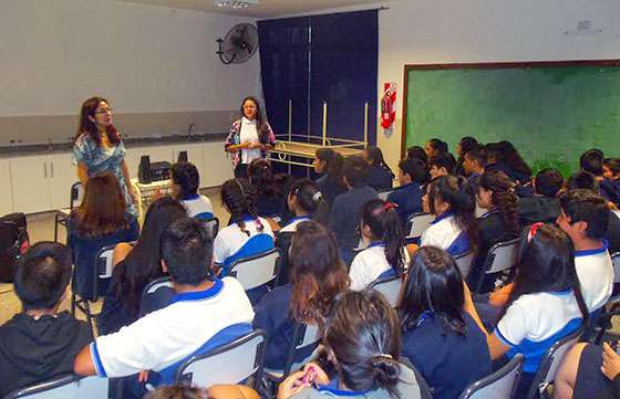 Estudiantes fueron capacitados sobre violencia escolar por Seguridad