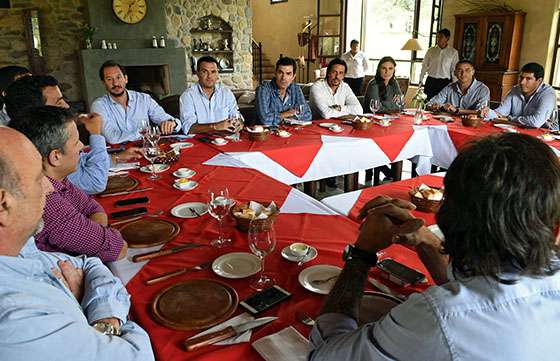 Urtubey se reunió en Guachipas con el gabinete provincial