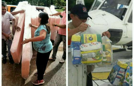 Intenso trabajo del Comité de Emergencia asistiendo a familias afectadas por las inundaciones
