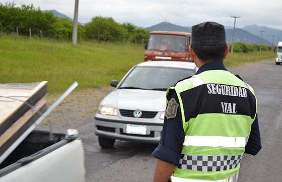Seguridad Vial labró más de quinientas infracciones durante el fin de semana