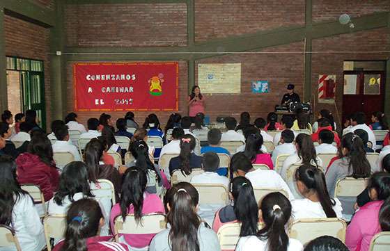 Seguridad refuerza la concientización sobre prevención de violencia escolar en el Valle de Lerma