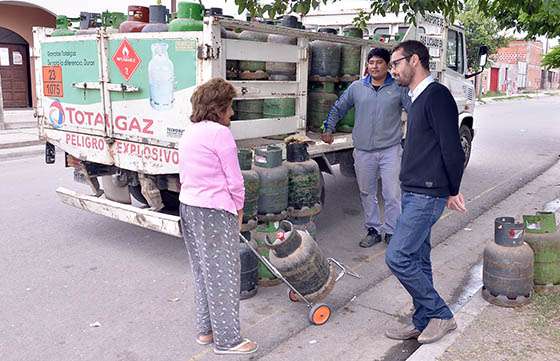 Aumento del subsidio para los beneficiarios de la garrafa social