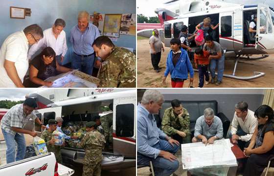 Las acciones para contrarrestar la emergencia continúan en las zonas afectadas por las lluvias