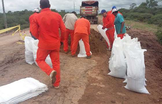 Vialidad realiza tareas de refacción en el ruta provincial 13