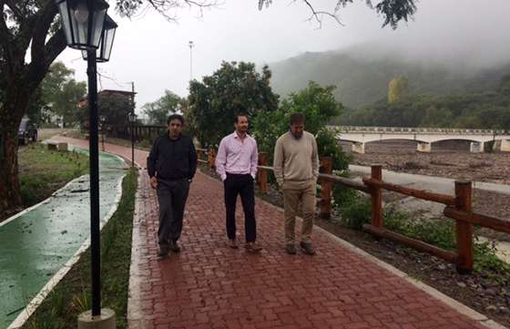 La construcción del Paseo Costanera de La Caldera está en su etapa final