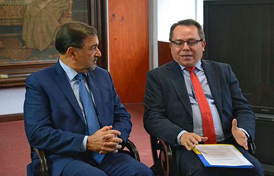 El Vicegobernador recibió al Embajador de Ucrania en Argentina