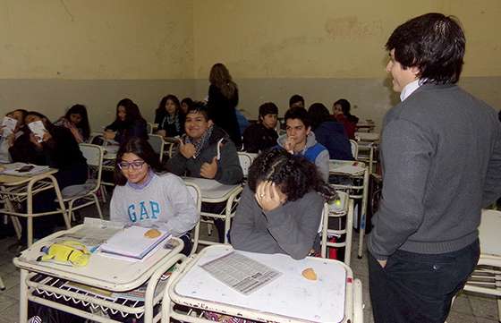 Estudiantes secundarios se capacitaron sobre ludopatía