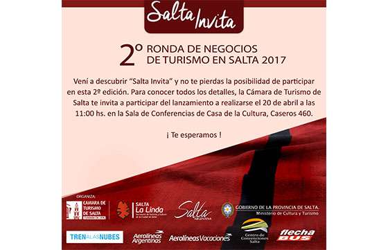 Hoy se realizará el lanzamiento de la Ronda de Negocios de Turismo “Salta invita”