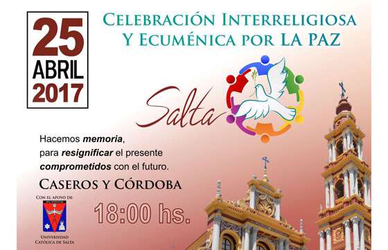 En la Iglesia San Francisco se realizará un encuentro ecuménico e interreligioso por la paz