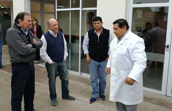 Evalúan las necesidades edilicias del hospital de Coronel Moldes