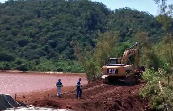 Obras en el embalse El Limón mejoran el servicio de agua para el departamento San Martín