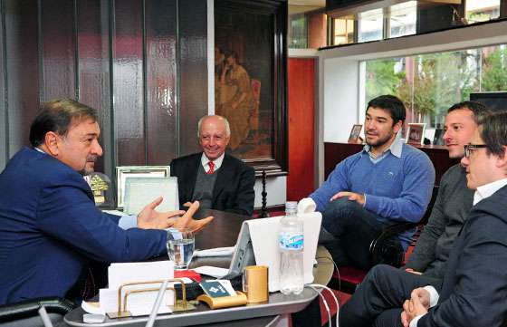 El Vicegobernador se reunió con el Director de Desarrollo Institucional del CAF