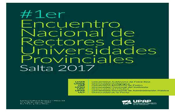 Comienza hoy el Encuentro de la Red Rectores de Universidades Provinciales