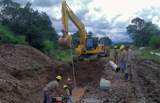 Está en marcha la 11° colectora que mejorará la vida de familias de San Lorenzo y barrios de capital