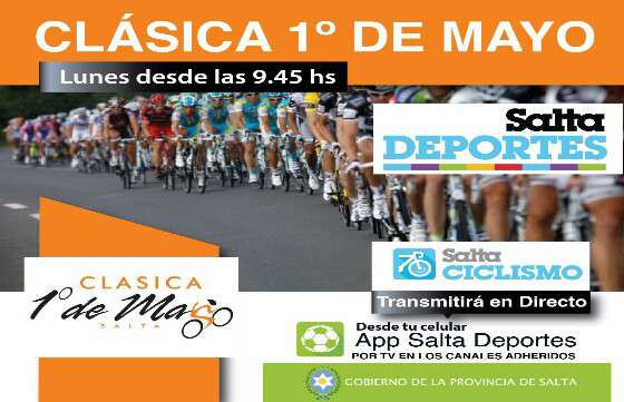 La Clásica 1 de Mayo en directo por la App Salta Deportes