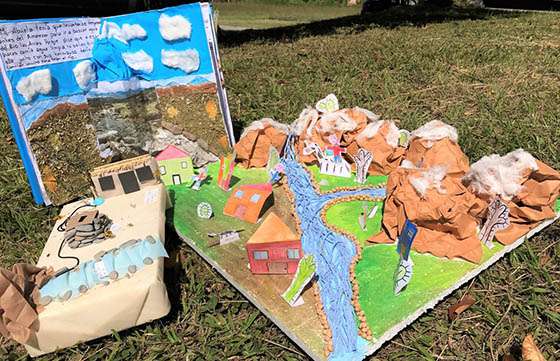Alumnos de una escuela de Cachi participaron en el concurso El Agua y los Niños