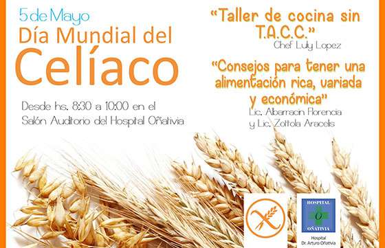 Se realizará un taller de cocina para celíacos en el hospital Oñativia