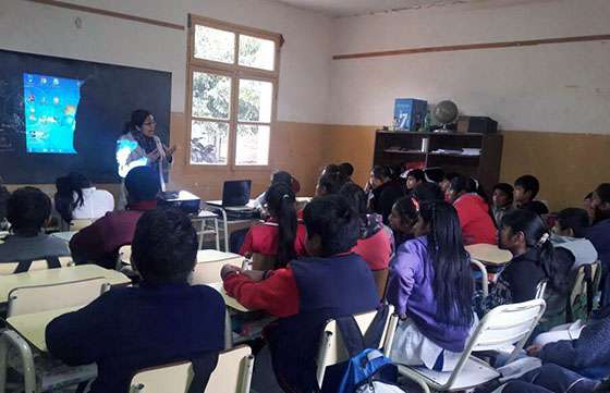 Estudiantes primarios participaron de una jornada preventiva realizada por Seguridad