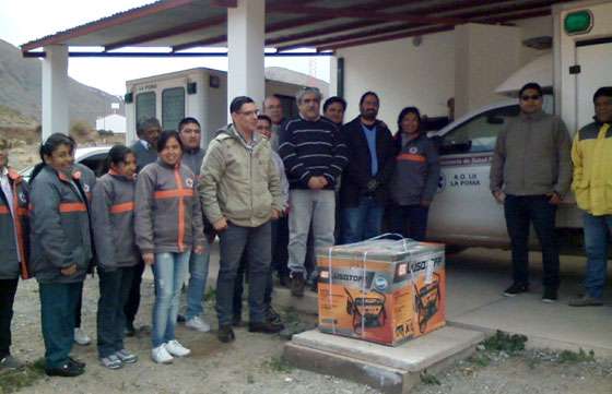 Salud Pública equipó con un generador de energía al hospital de La Poma
