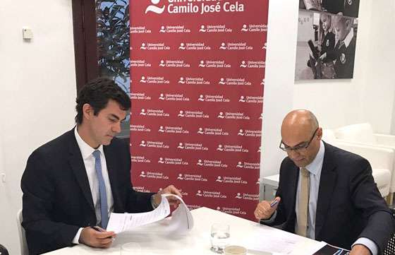 En Madrid, Urtubey firmó un convenio con la Universidad Camilo José Cela