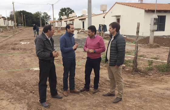 Está en la etapa final la construcción de 40 viviendas en Coronel Moldes