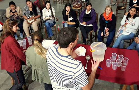 Capacitan en la aplicación de purificadores de agua en el norte provincial