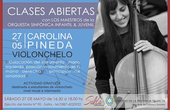 Ciclo de clases abiertas en la Orquesta Sinfónica Infantil y Juvenil de Salta