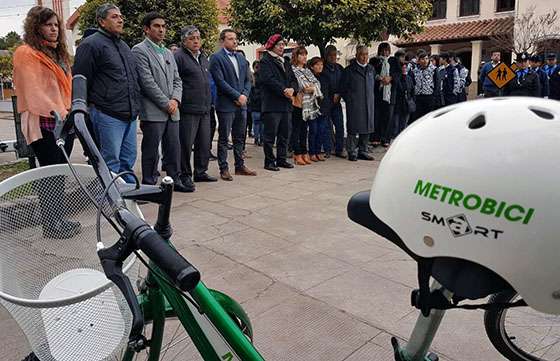 El sistema MetroBici llegó a Cerrillos