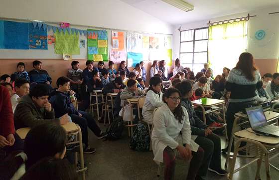 El Gabinete Preventivo de Seguridad concientiza a estudiantes sobre violencia escolar