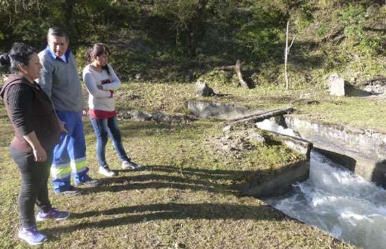 Ingresan caudales de agua al sistema de abastecimiento en el sector oeste