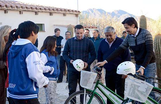 Molinos cuenta con su propio sistema público de bicicletas
