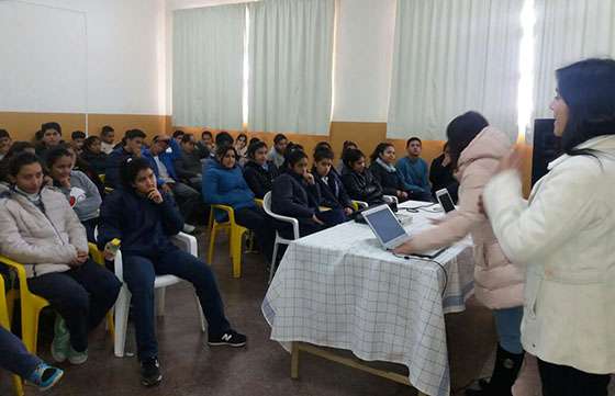 Adolescentes de Rosario de la Frontera se capacitaron en relaciones saludables desde el trato igualitario