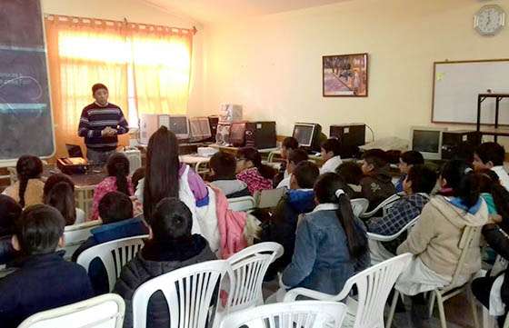 Seguridad concientizó sobre violencia escolar a estudiantes de barrio Autódromo