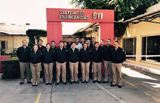 Estudiantes de Gendarmería Nacional visitaron el Centro de Coordinación Operativa