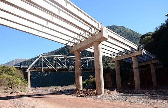 La obra de la primera ruta escénica de Salta registra un avance de 82%