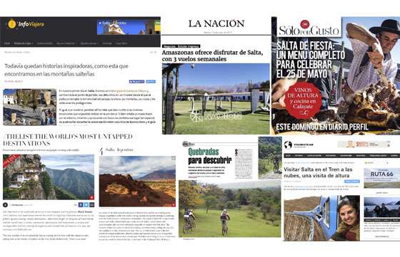 Los atractivos turísticos de Salta en la mirada de los medios nacionales e internacionales
