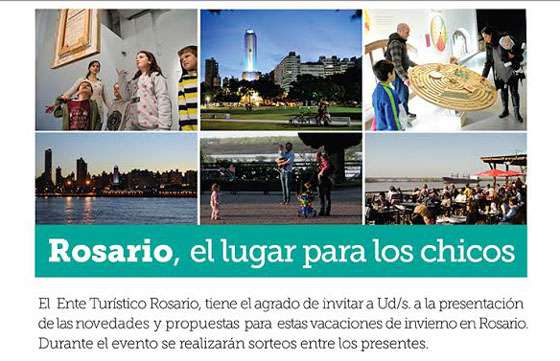Rosario presentará hoy su oferta turística para las vacaciones de invierno