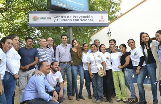 El Gobierno y fundaciones inauguraron un Centro Nutricional para madres y niños de Dragones