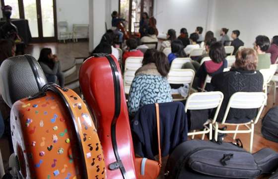 Muestra abierta de los alumnos de violonchelo de la Orquesta Sinfónica Infantil y Juvenil