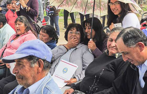 Familias de Cachi recibirán las escrituras de sus terrenos