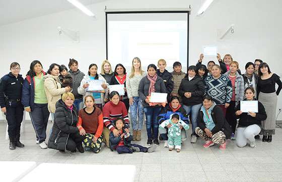 En Atocha finalizó la primera etapa del proyecto Nosotras Podemos y Queremos