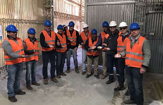 El Gobierno verificó los avances de la planta piloto de la minera ADY en el Salar del Rincón