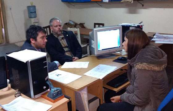 Inspeccionaron el Centro de Mediación de Embarcación
