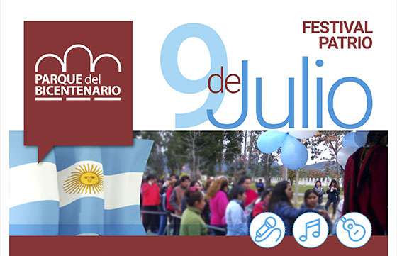 Se realizará un festival patrio en el Parque del Bicentenario