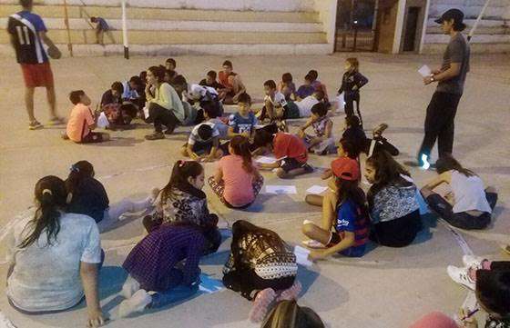 Niños de Dragones participan en el taller Escuela de Ciudadanía