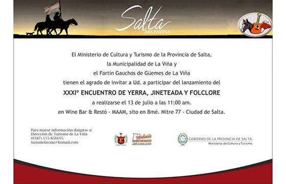 La Viña presentará hoy el 31º Encuentro de Yerra, Doma y Folklore